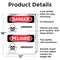 Signmission Ammonia - Amoniaco Danger Sign, Aluminum, 12in W x 18in L, 2PK OS-2PACK-DS-A-1218-VS-1992 - alternate 6